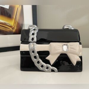 Black and White Ceramic Box